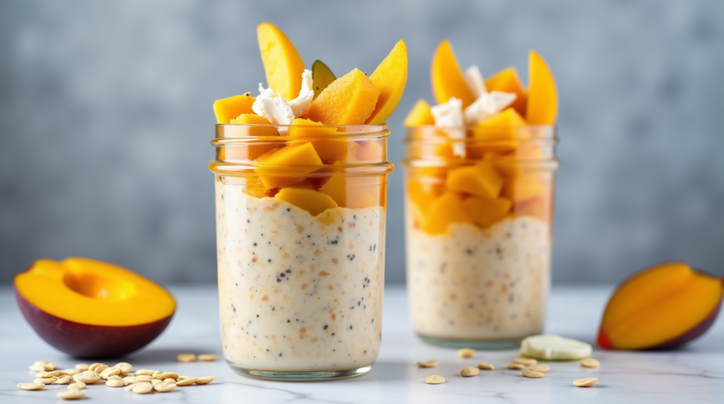 Tropical Mango Coconut Overnight Oats